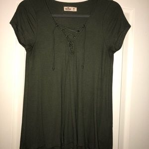 Short Sleeve Shirt w/ cute string design